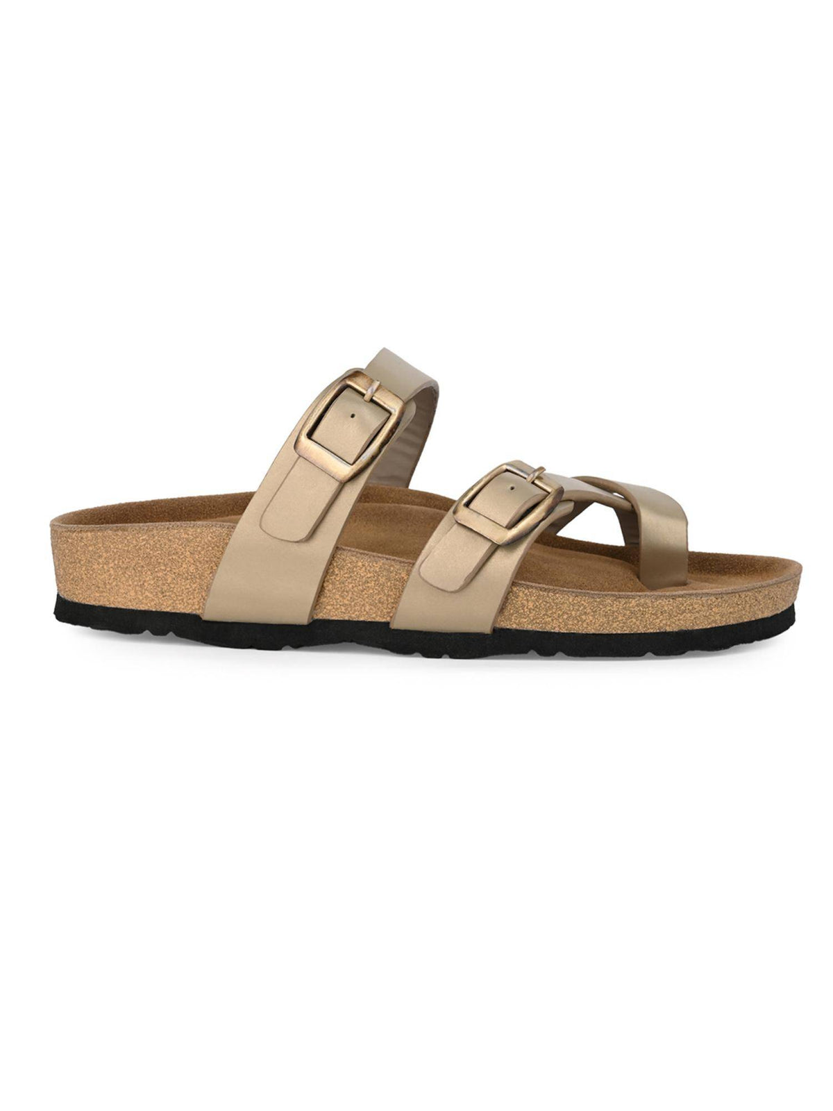 Women Golden Sandals | SD89 - view 5