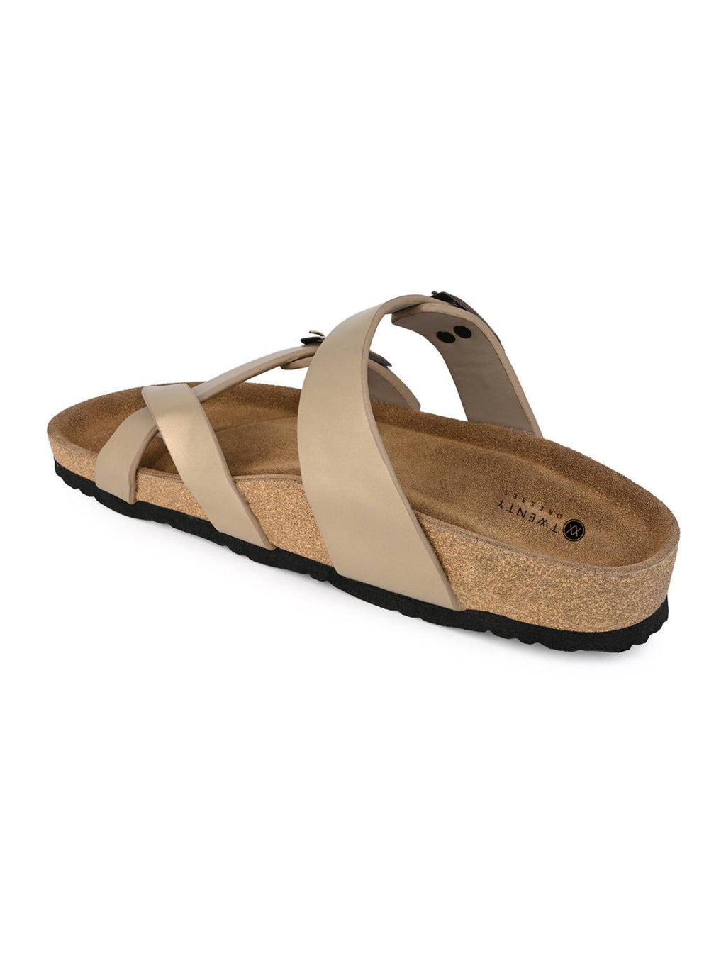 Women Golden Sandals | SD89 - view 6