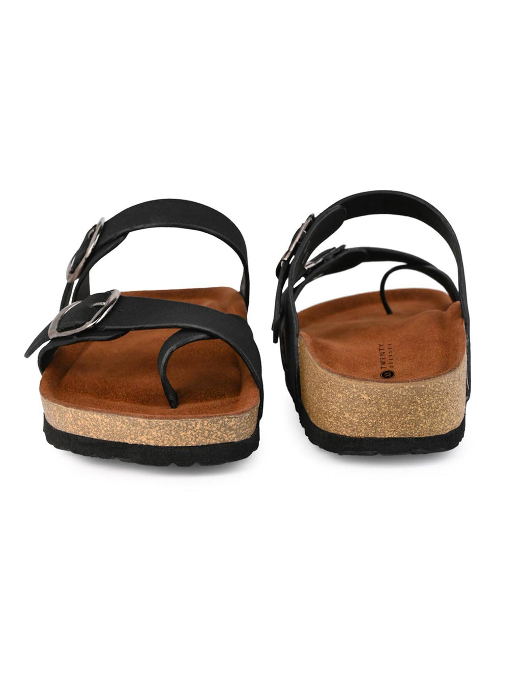 Women Black Sandals | SD89 - view 4