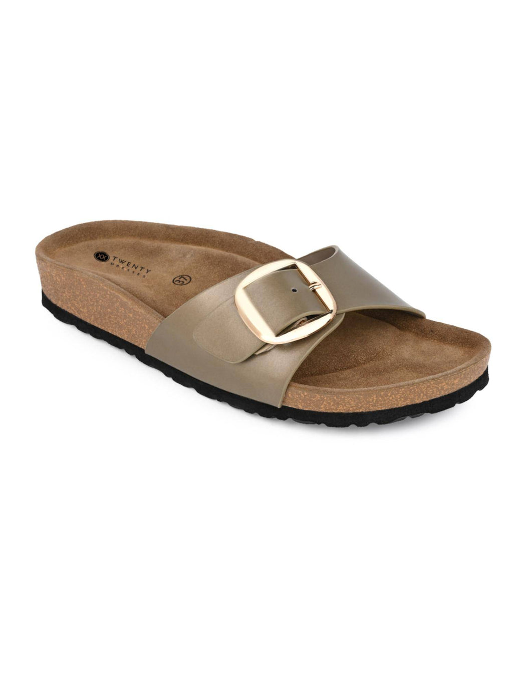 Women Gold Sandals | SD89 - view 3