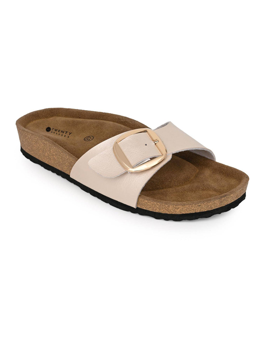Women Pearl Beige Sandals | SD89 - view 3