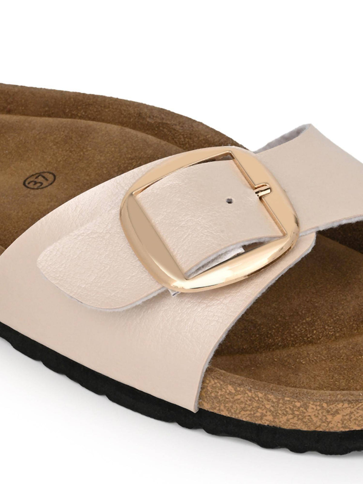Women Pearl Beige Sandals | SD89 - view 5