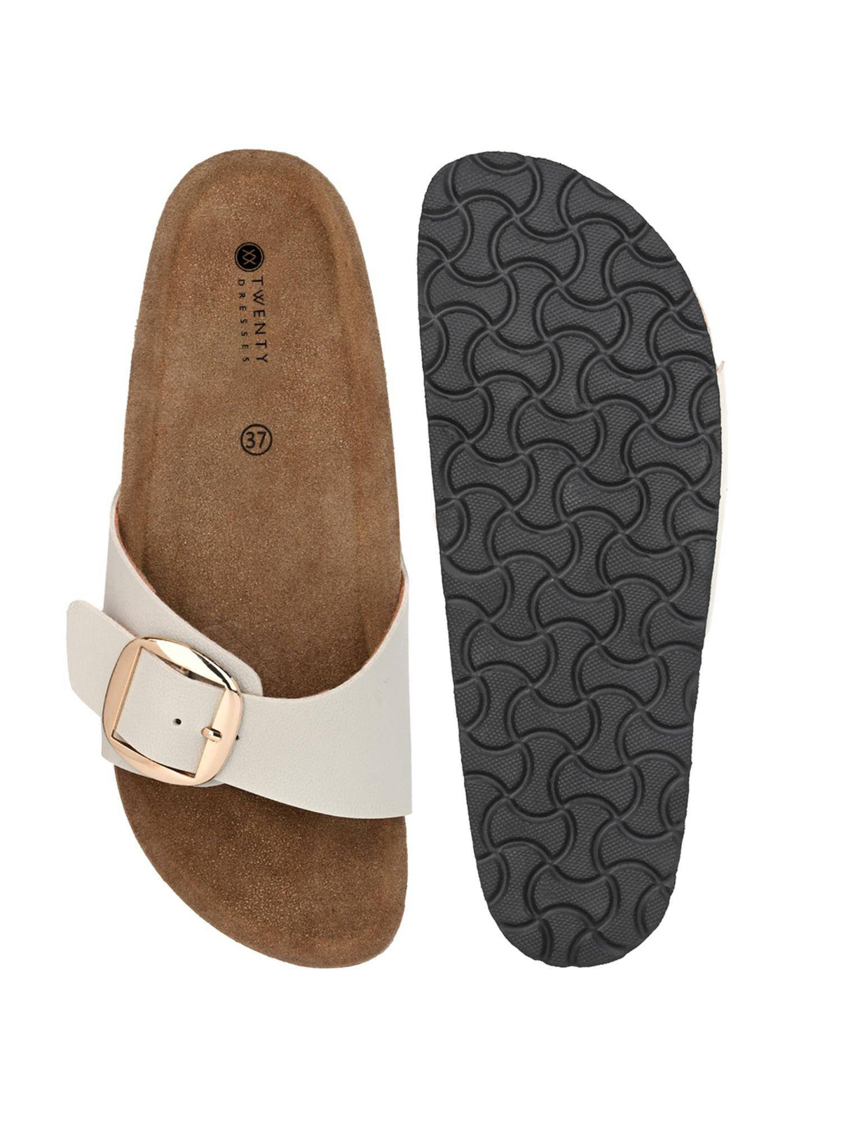 Women Smoke Beige Sandals | SD89 - view 2
