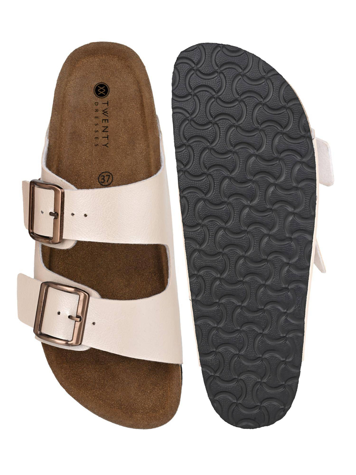 Women Pearl White Sandals | SD89 - view 2