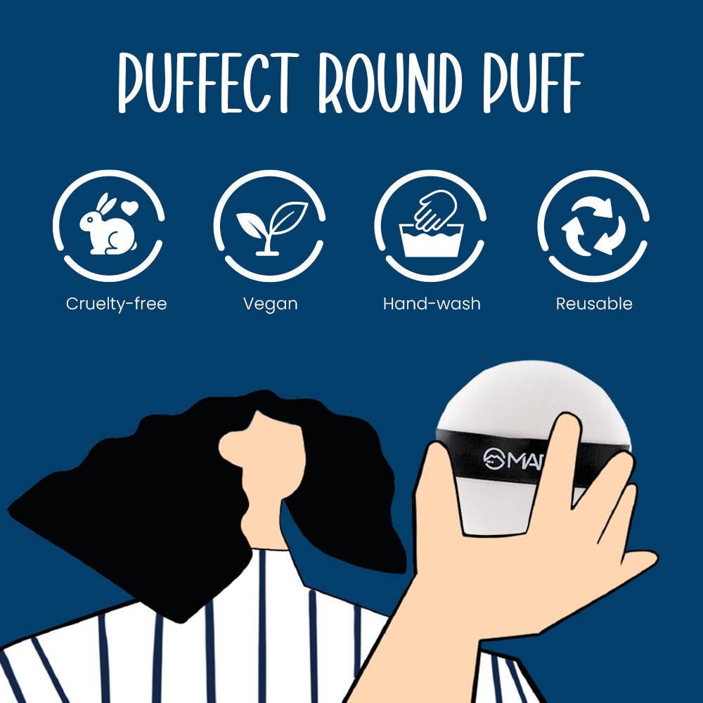 Puffect Powder Puff with Strap - Pack of 2 | C83 - view 5