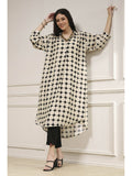 Women White Viscose A-Line Printed Kurta with Inner | U3S - view 1