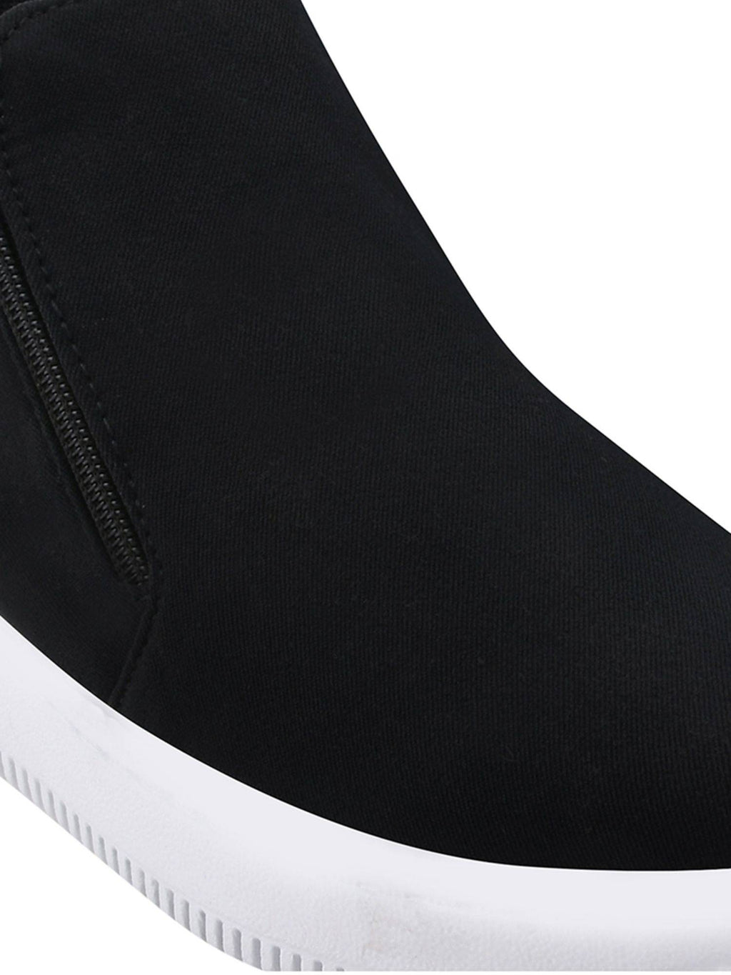 Solid Smart Casuals Black Shoes | SH9 - view 5