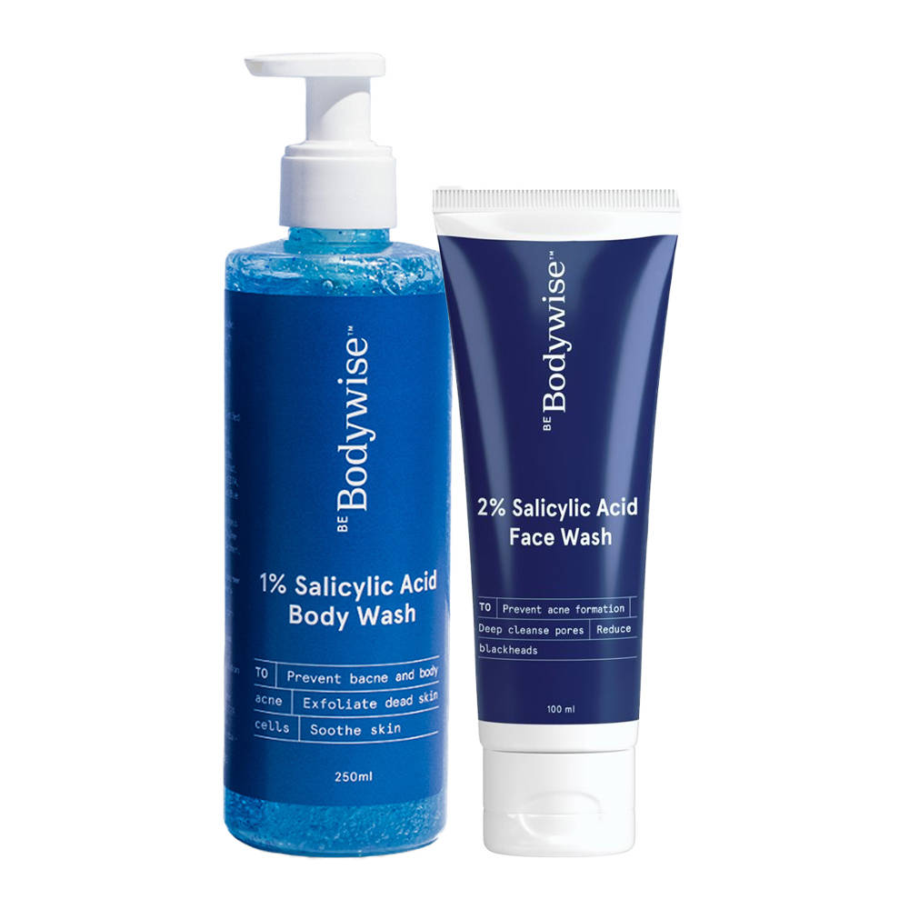 Acne Defense Combo - 1% Salicylic Acid Body Wash & 2% Salicylic Acid Face Wash | BWS9 - view 1