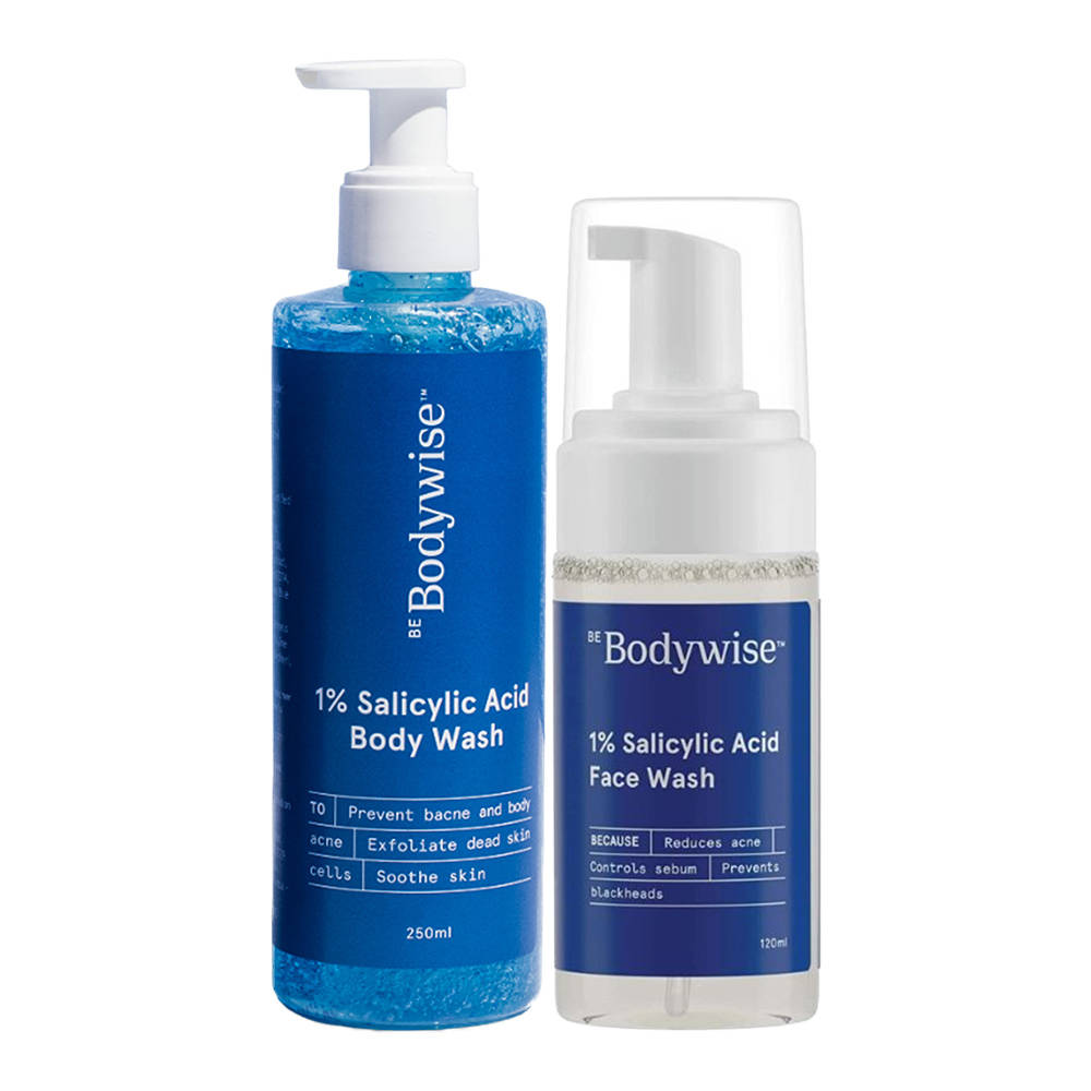 Acne Control Kit - 1% Salicylic Acid Body Wash & Oil Control Foaming Face Wash | BWS9 - view 1
