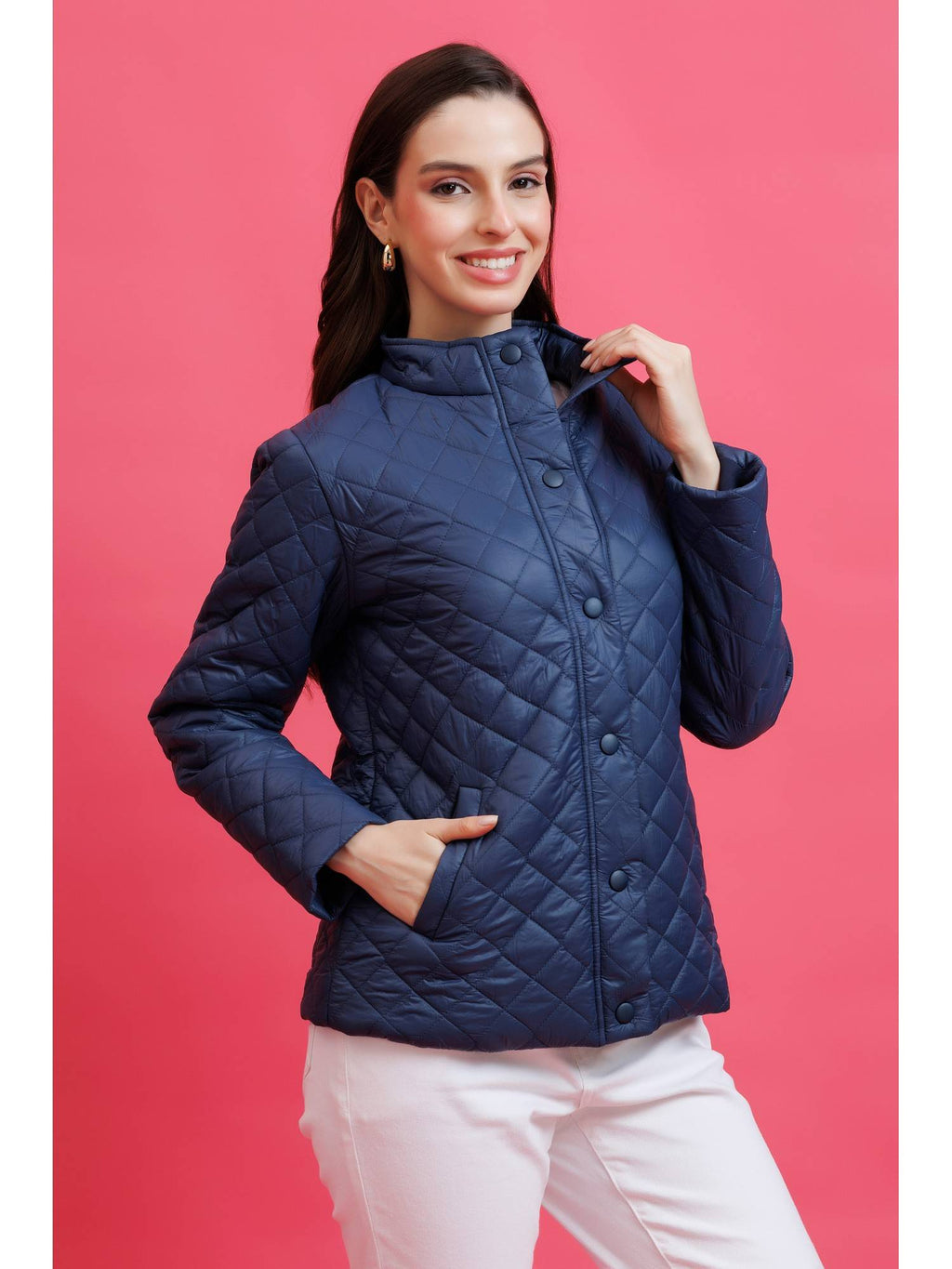 Green Quilted Jacket | JC78 - view 18