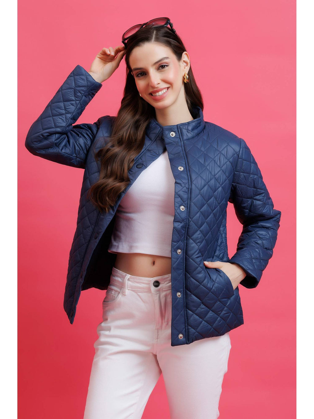 Green Quilted Jacket | JC78 - view 20