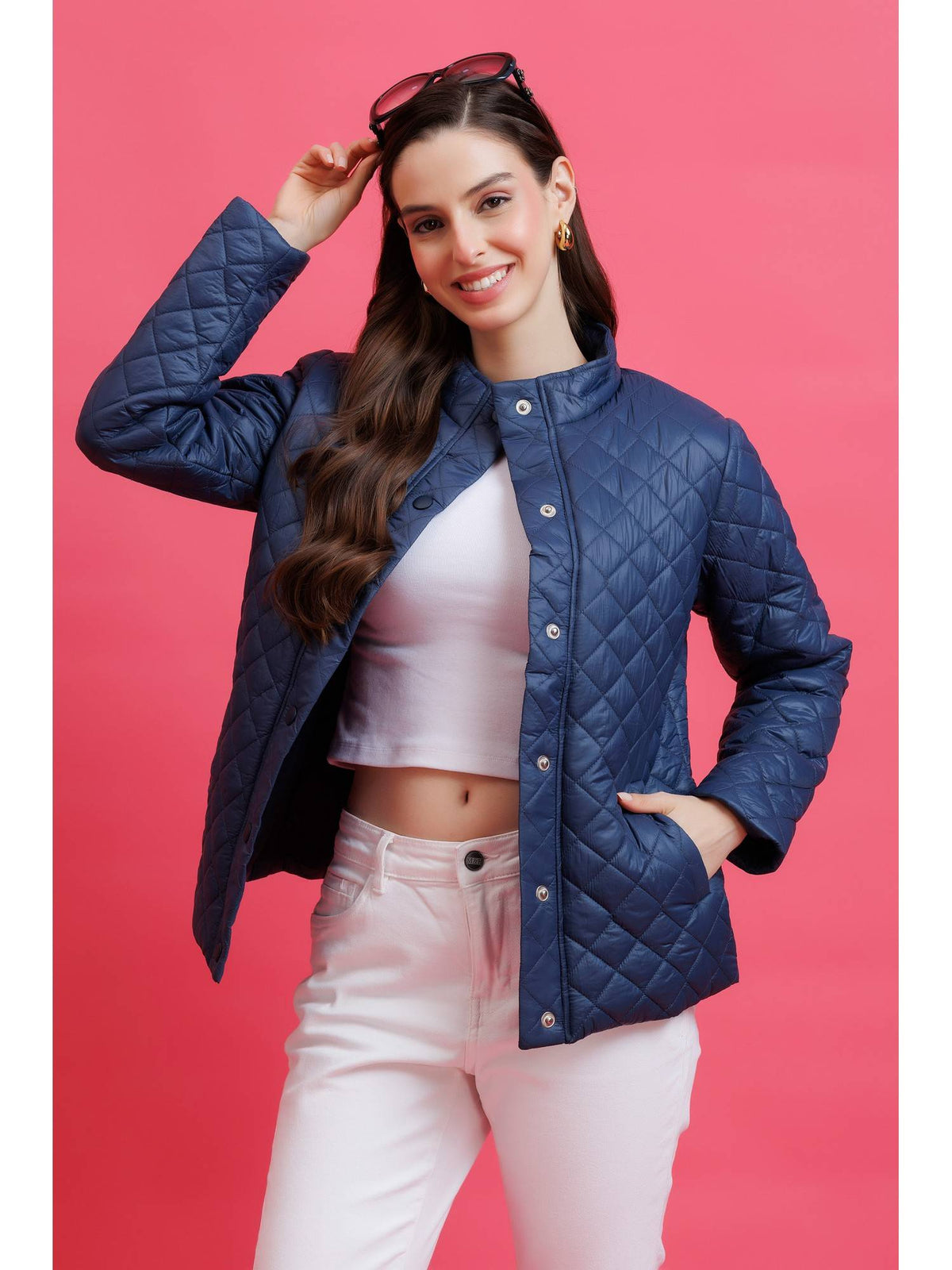 Green Quilted Jacket | JC78 - view 20