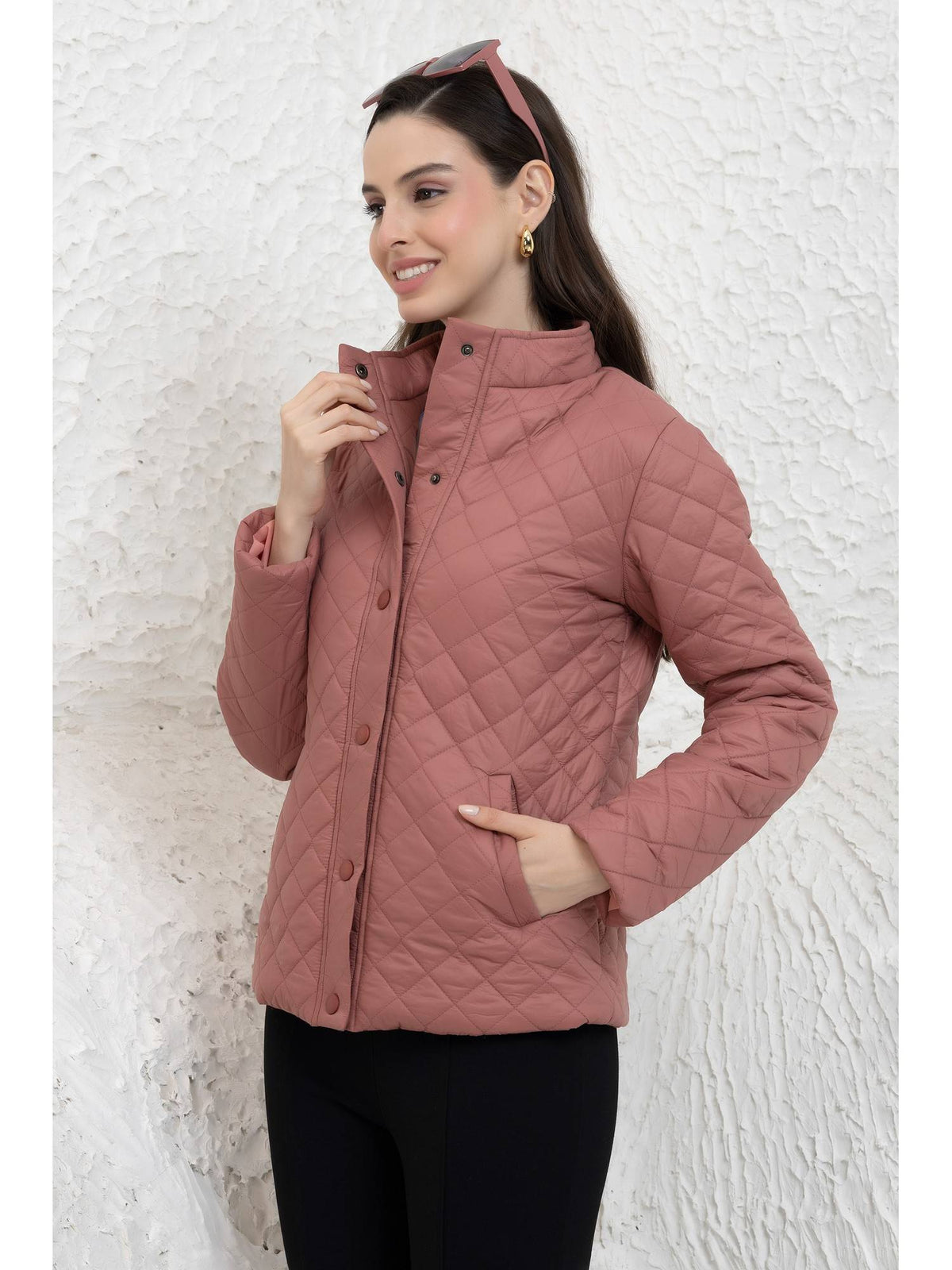 Green Quilted Jacket | JC78 - view 10