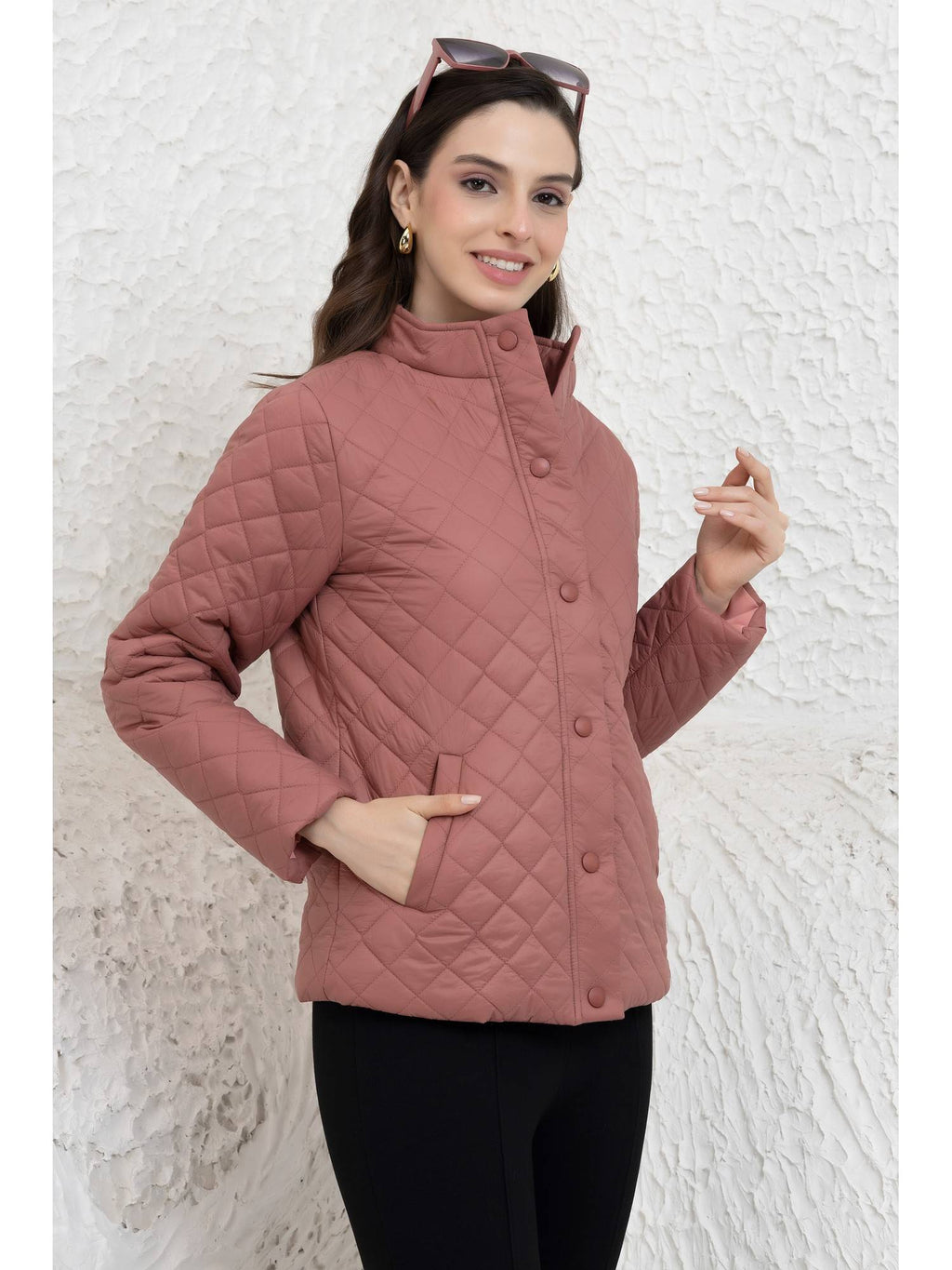 Green Quilted Jacket | JC78 - view 11