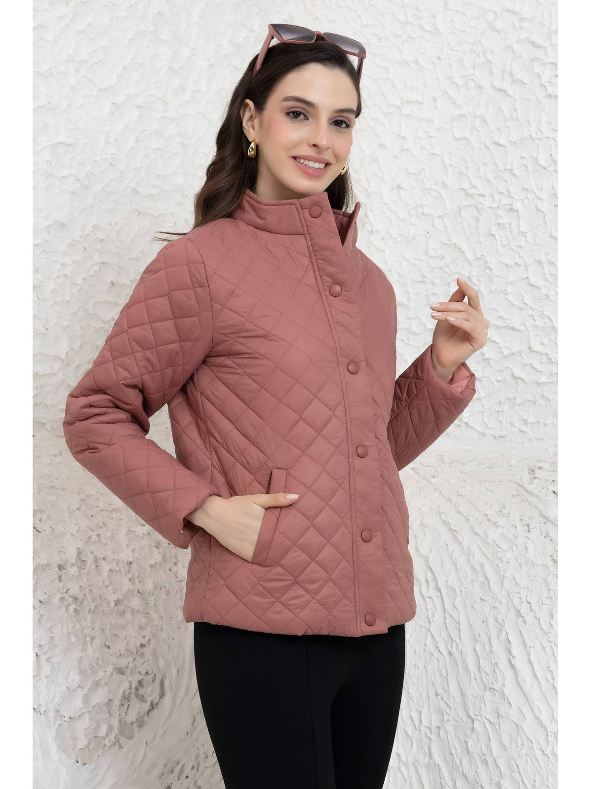 Green Quilted Jacket | JC78 - view 11