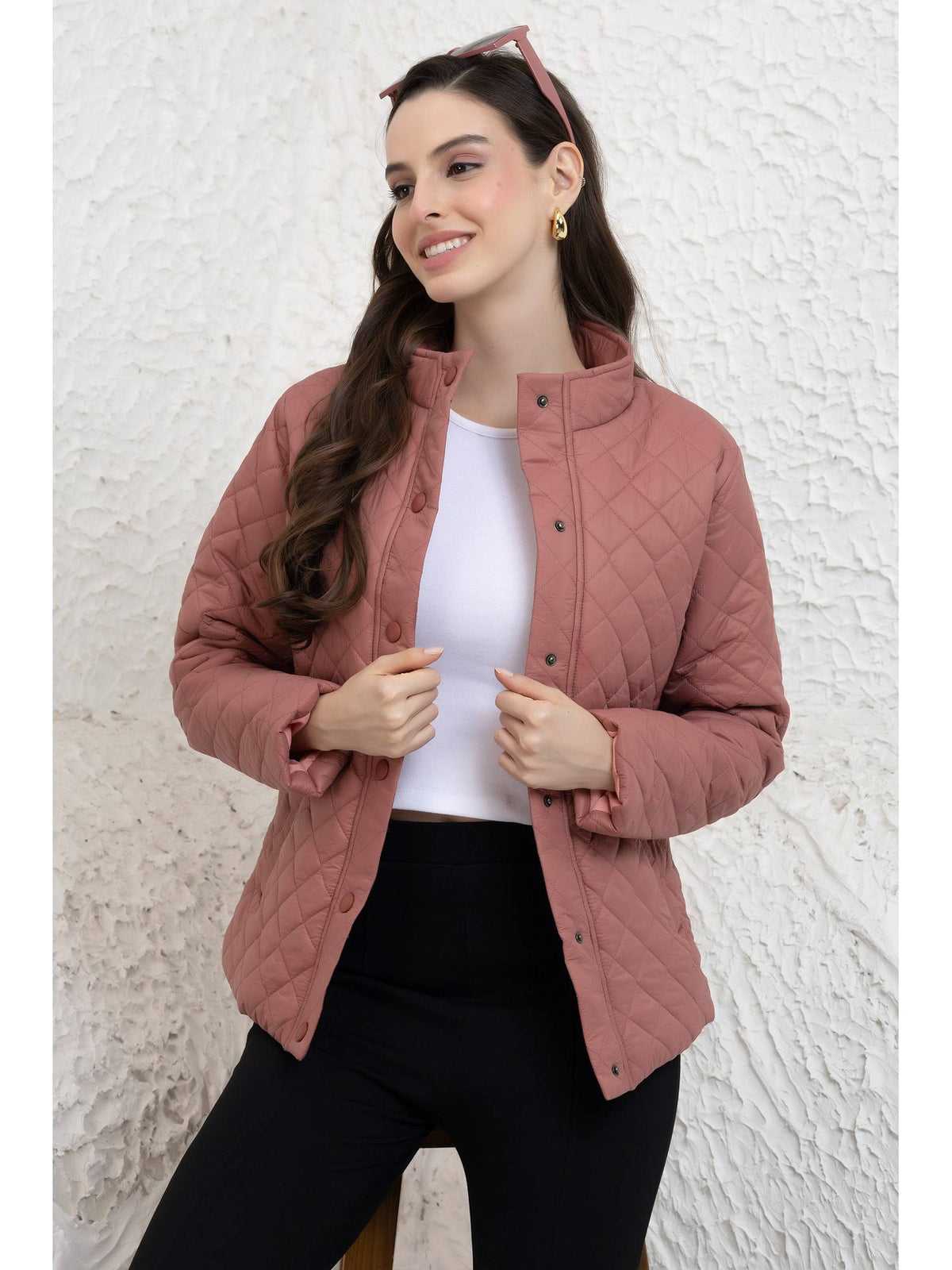 Green Quilted Jacket | JC78 - view 12