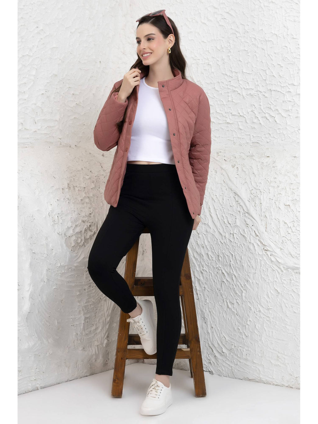 Green Quilted Jacket | JC78 - view 13