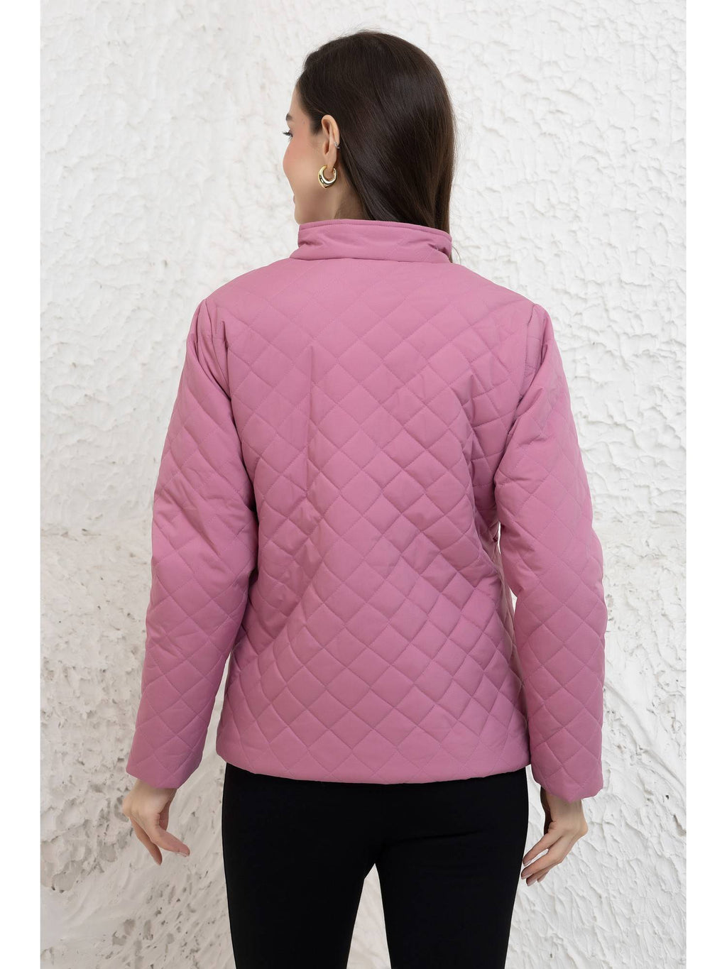 Pink Quilted Jacket | JC78 - view 2