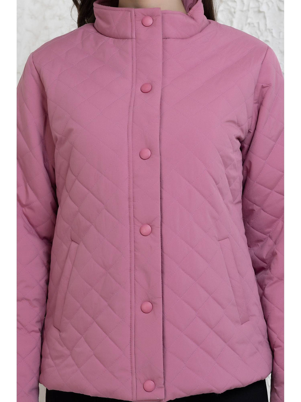 Pink Quilted Jacket | JC78 - view 7