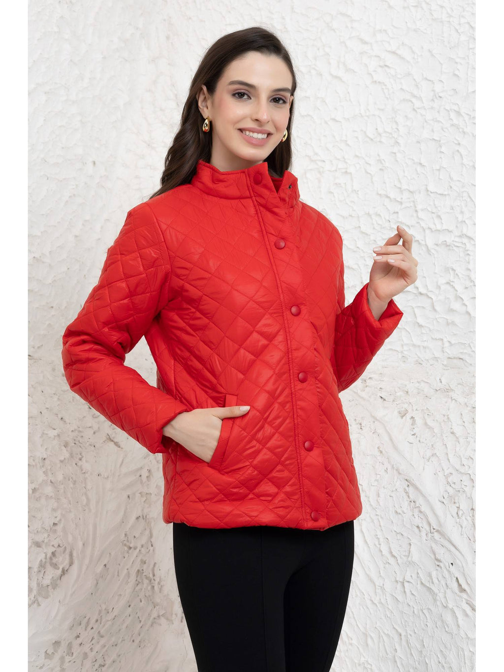 Green Quilted Jacket | JC78 - view 25