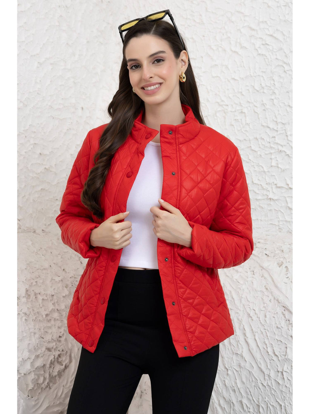 Green Quilted Jacket | JC78 - view 27