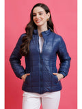 Red Quilted Zipper Jacket | JC78 - view 22