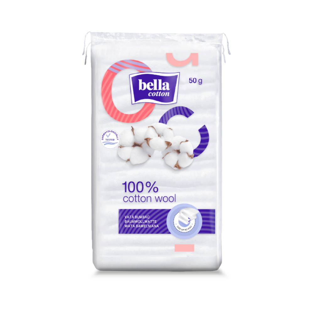 Cotton Wool, 100% Cotton, Highly Absorbent, Makeup Remover - Pack of 1 | T32 - view 1