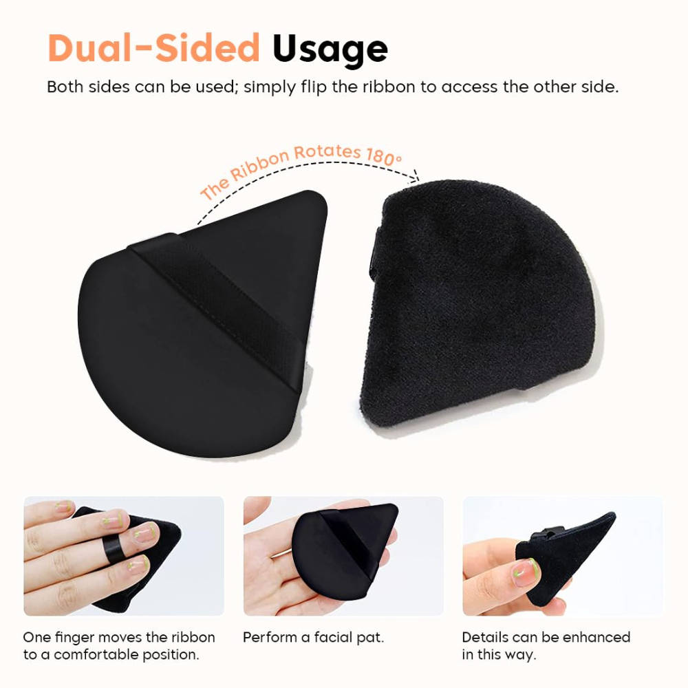 Triangular Powder Puff Makeup Sponges | C83 - view 3