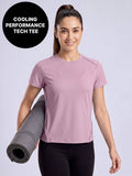 Quick Dry Performance Tee with Cooling Tech & Reflective Detail KIC027 Pink | TS56 - view 1