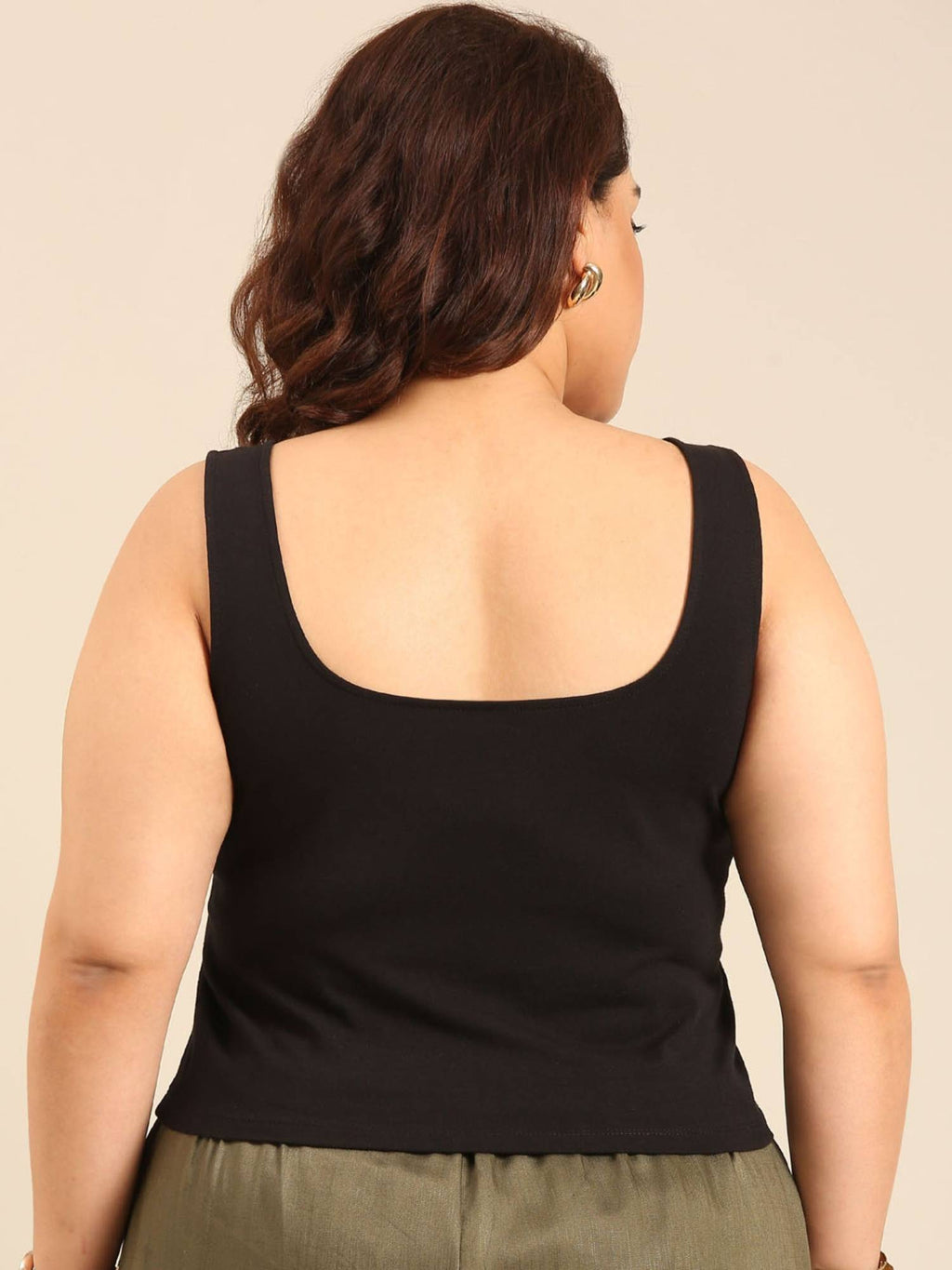 White Crop Top | CT61 - view 8
