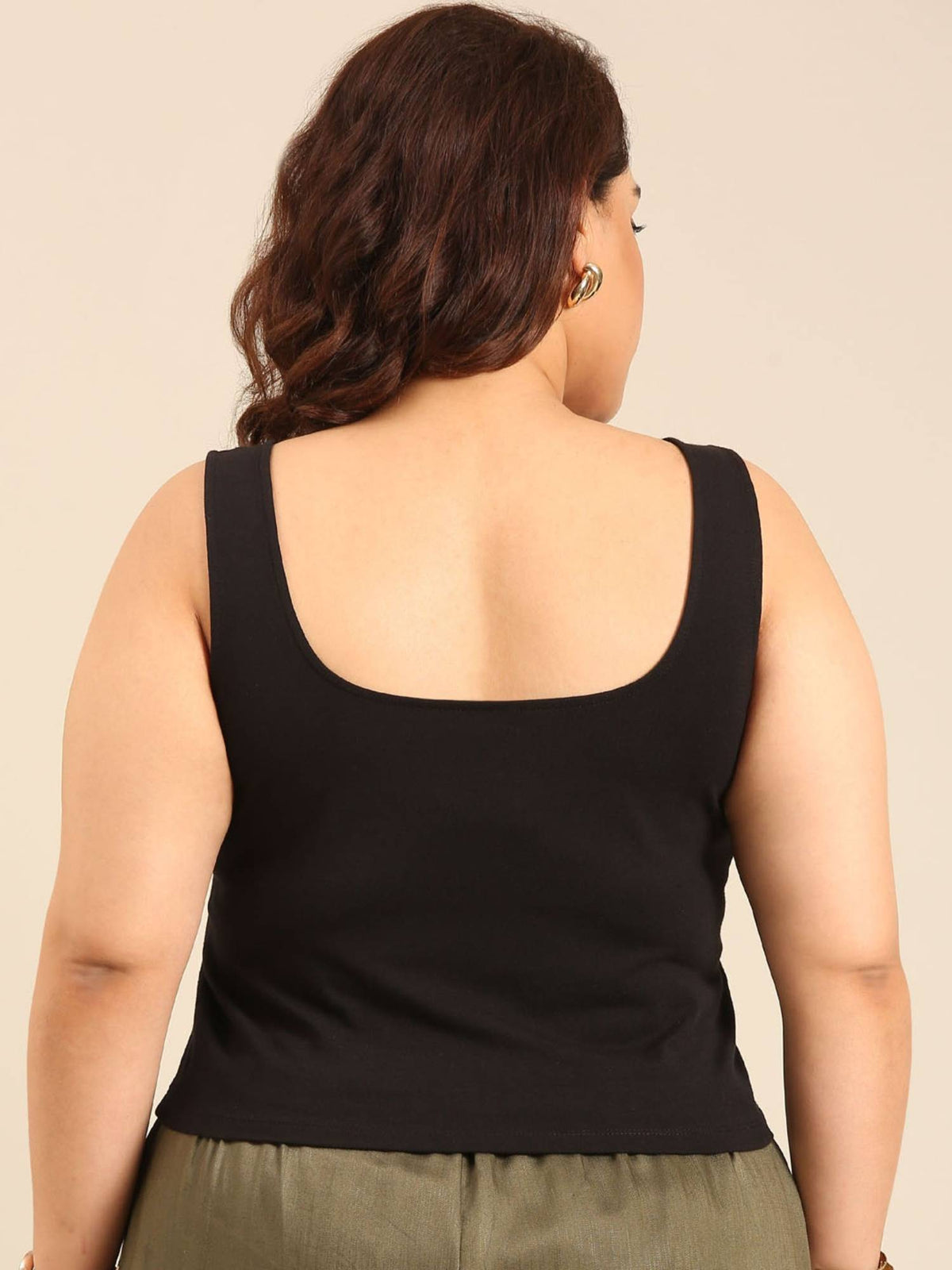 White Crop Top | CT61 - view 8