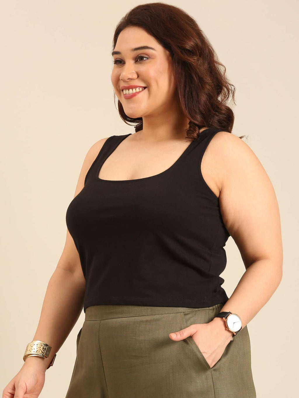 White Crop Top | CT61 - view 11