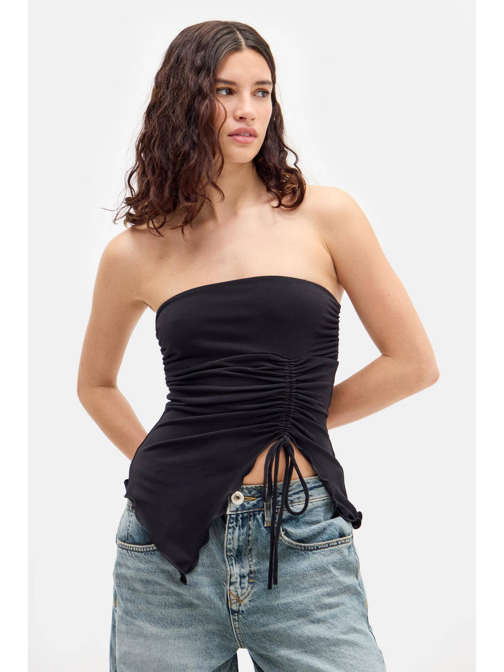 Rem Bandeau Top - Black | TT90 - view 2