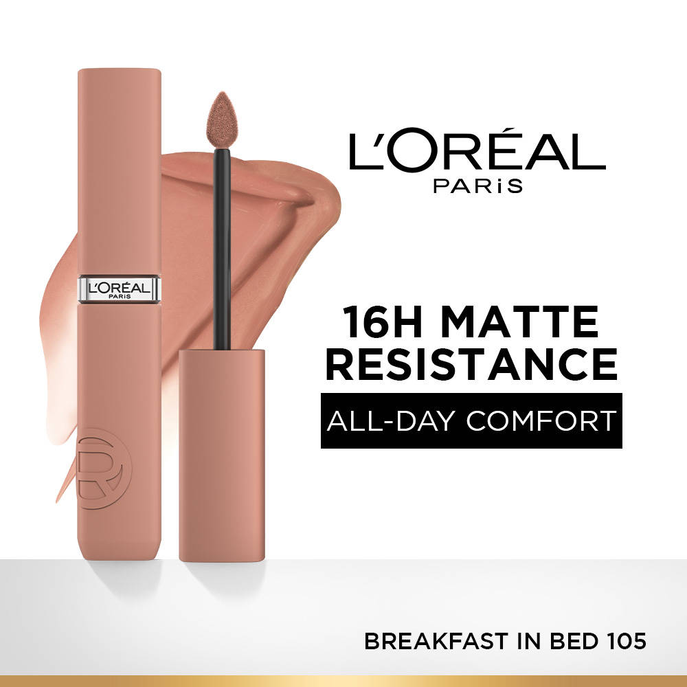 LOreal Paris Infallible Matte Resistance Lipstick, Transfer Resistant Formula - Lazy Sunday 150 | L12 - view 111