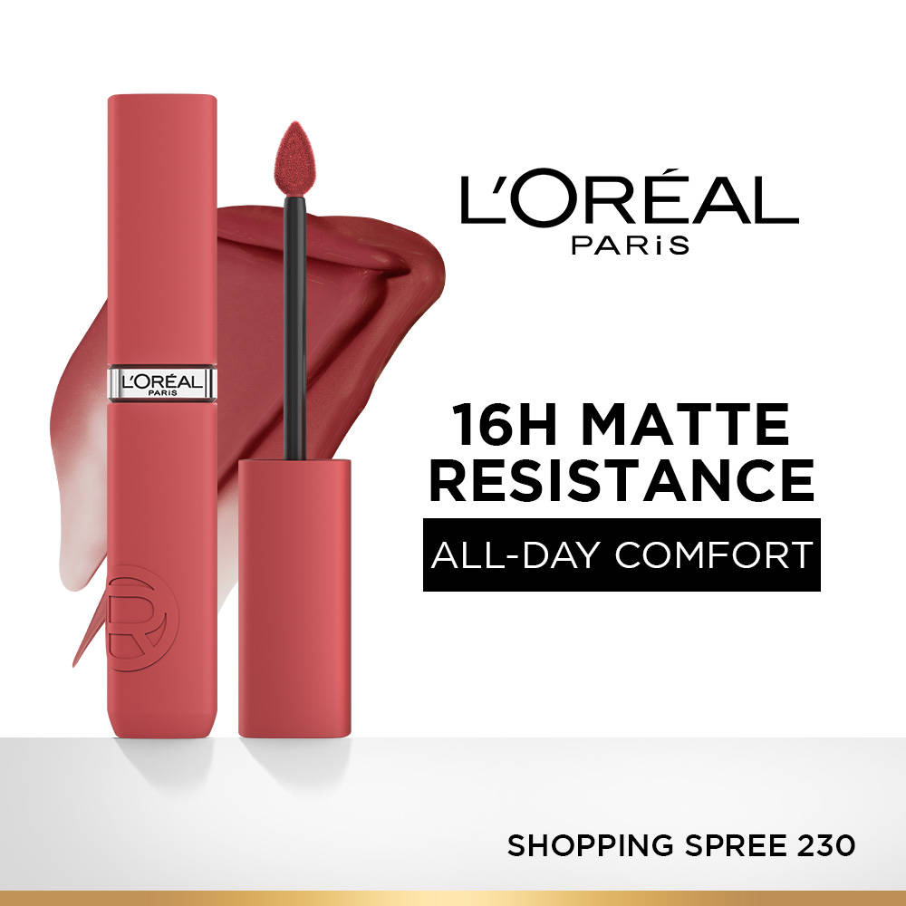 LOreal Paris Infallible Matte Resistance Lipstick, Transfer Resistant Formula - Lazy Sunday 150 | L12 - view 42