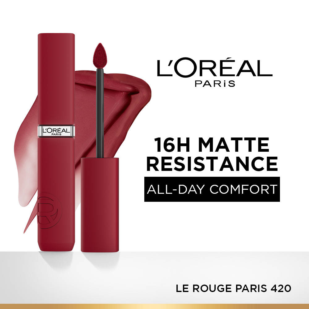 LOreal Paris Infallible Matte Resistance Lipstick, Transfer Resistant Formula - Lazy Sunday 150 | L12 - view 71
