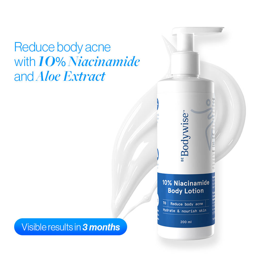 10% Niacinamide Body Lotion - 48H Moisturization, Reduces Acne Marks, Nourishes Skin | BWS9 - view 1