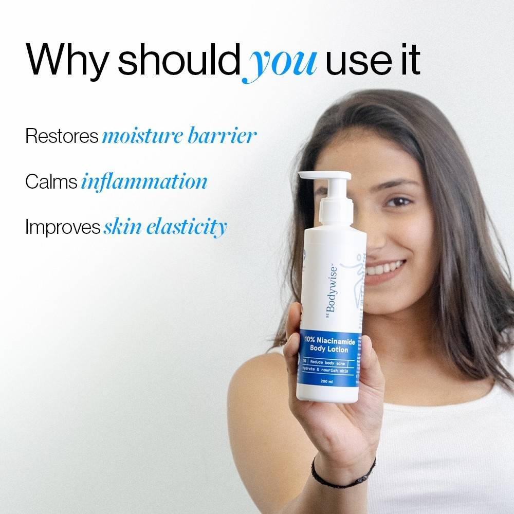 10% Niacinamide Body Lotion - 48H Moisturization, Reduces Acne Marks, Nourishes Skin | BWS9 - view 5