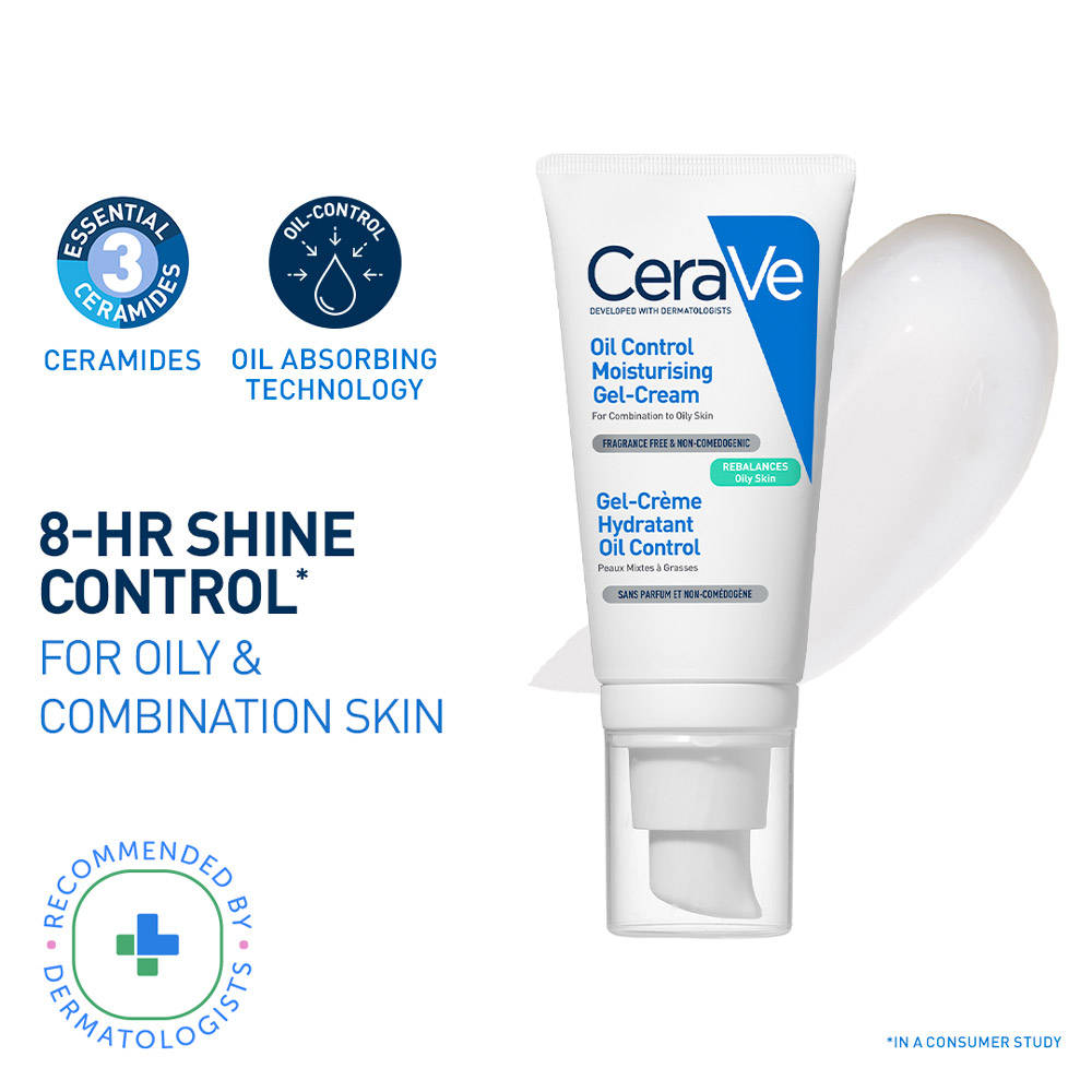Oil Control Gel-Cream Lightweight Moisturizer For Oily & Combination Skin With Shine Control | FC3 - view 1