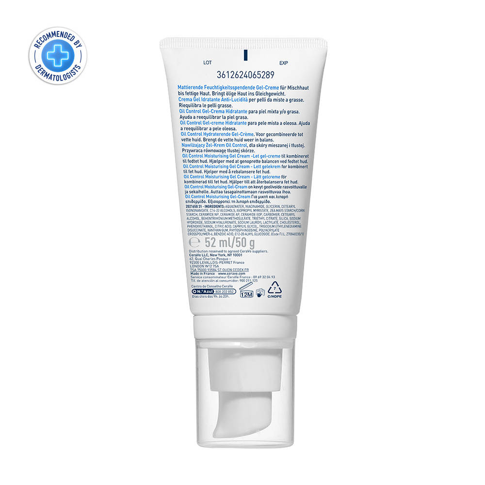 Oil Control Gel-Cream Lightweight Moisturizer For Oily & Combination Skin With Shine Control | FC3 - view 2