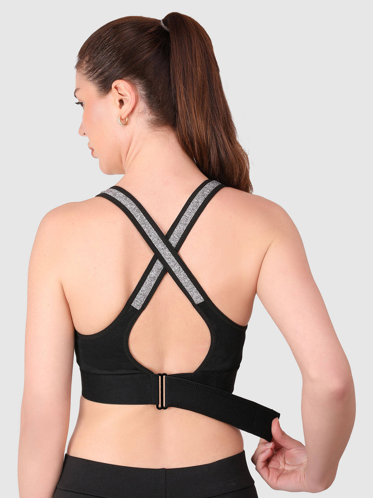 Women Full Coverage Workout Sports Bra | sb09 - view 8