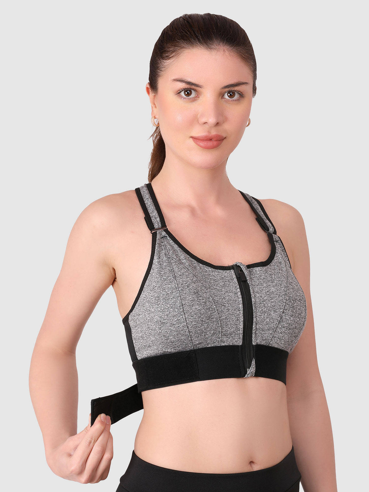 Women Full Coverage Workout Sports Bra | sb09 - view 15