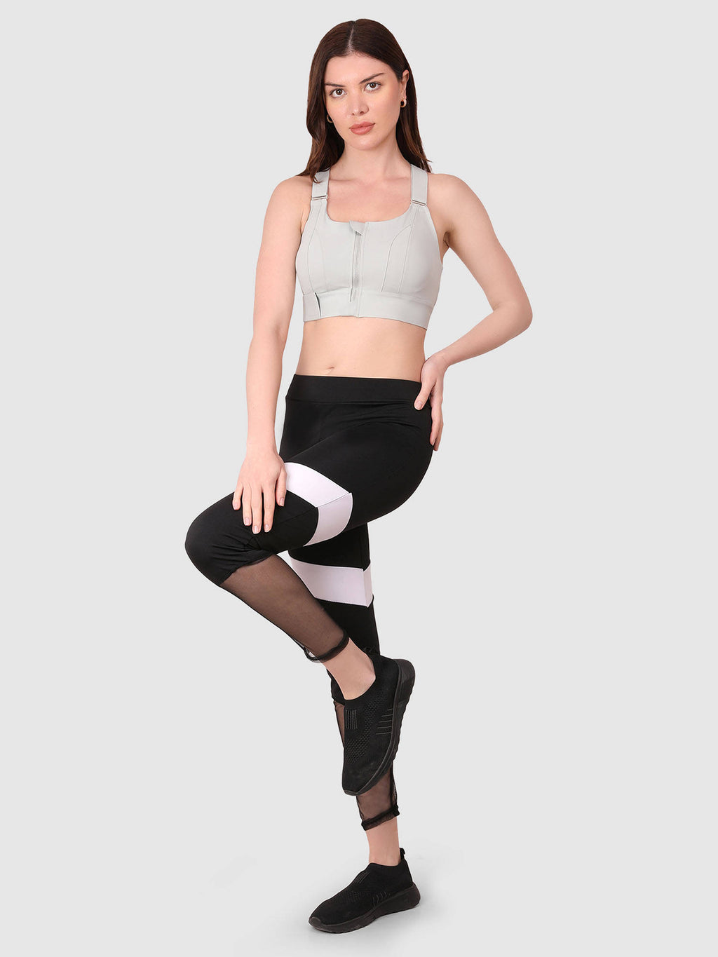 Women Full Coverage Workout Sports Bra | sb09 - view 24