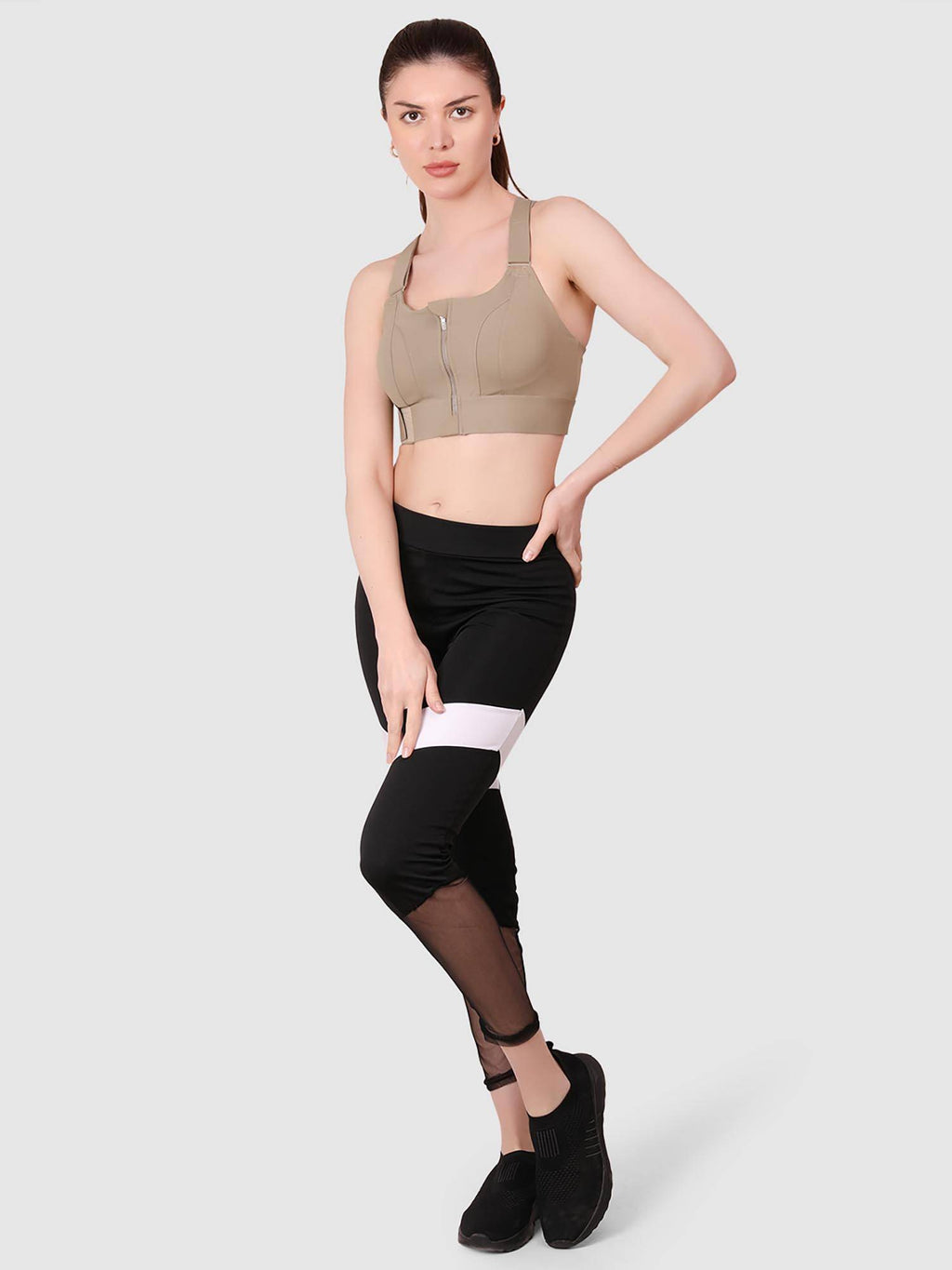 Women Full Coverage Workout Sports Bra | sb09 - view 35