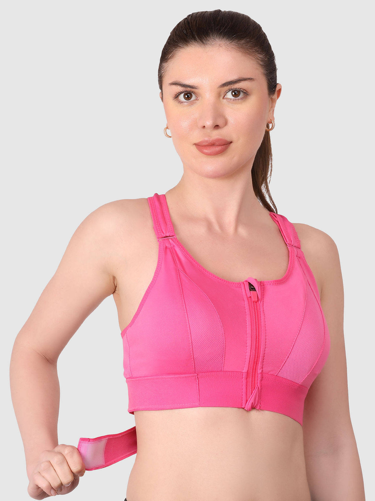 Women Full Coverage Workout Sports Bra | sb09 - view 26