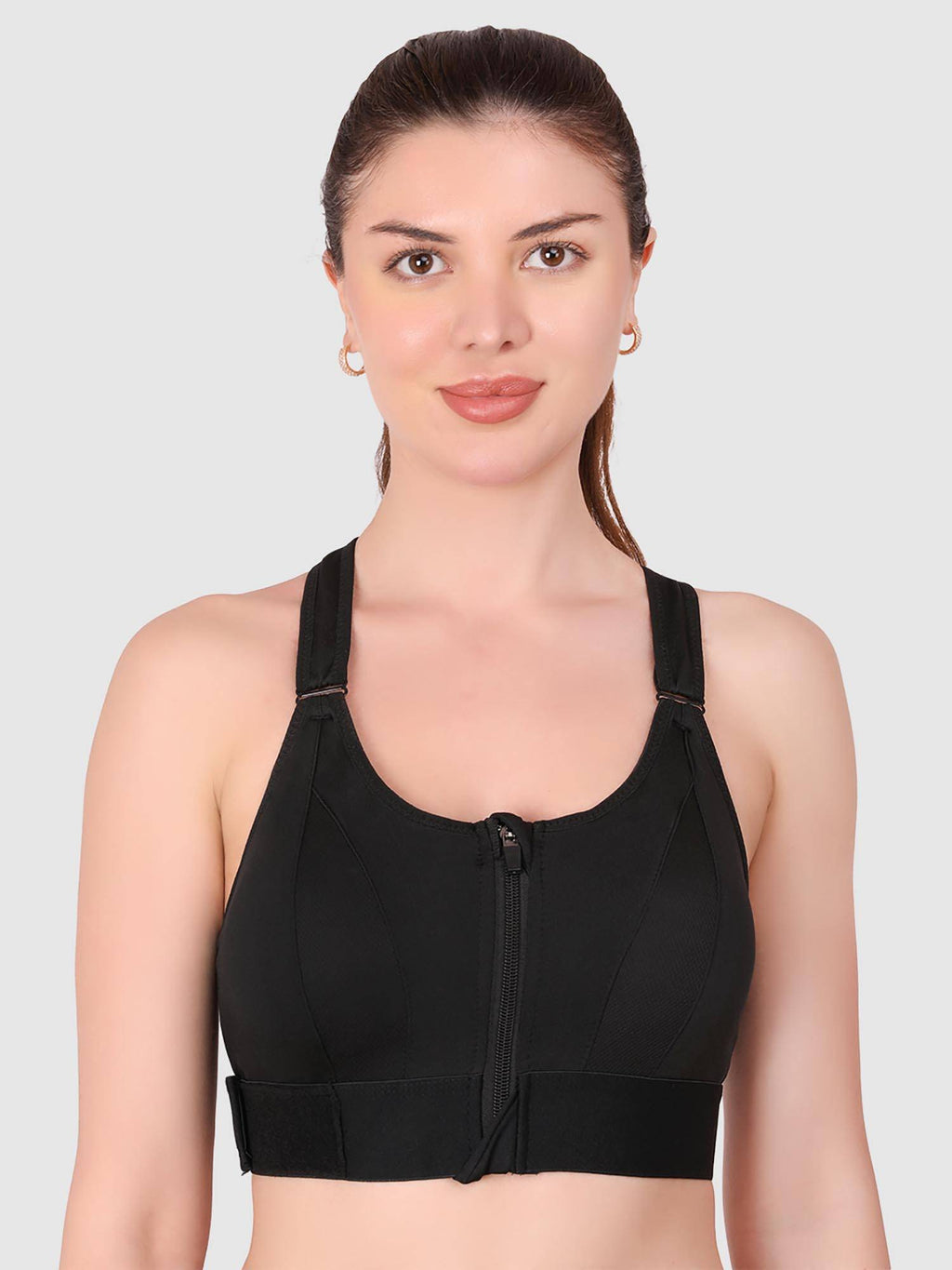 Women Full Coverage Workout Sports Bra | sb09 - view 5