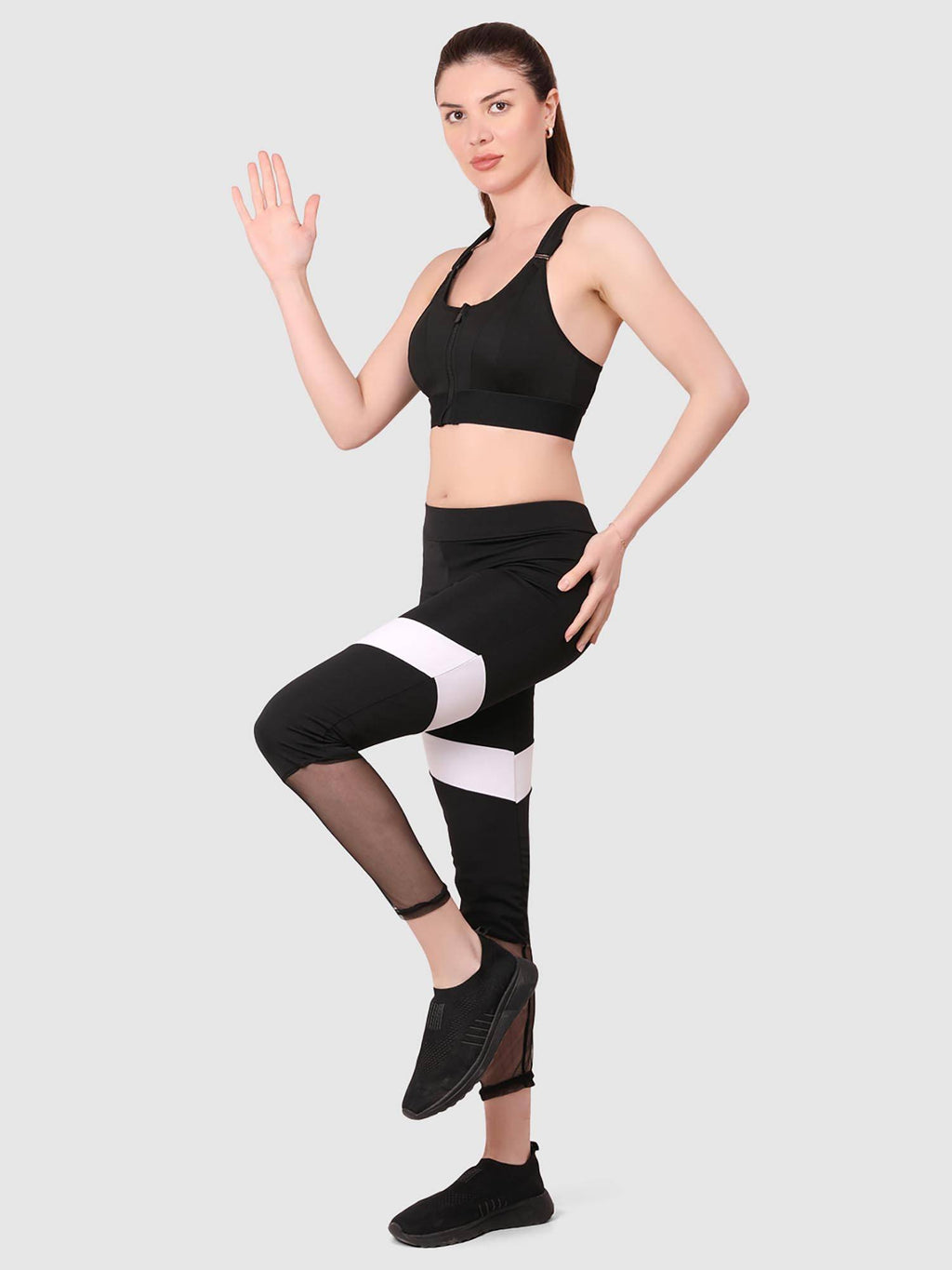 Women Full Coverage Workout Sports Bra | sb09 - view 6