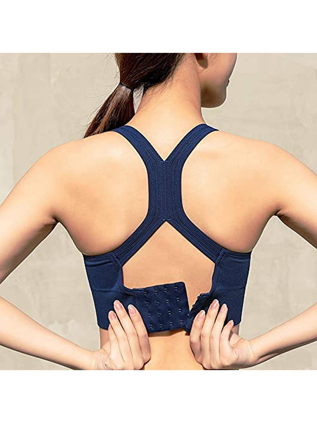 Green Power Styled Back Active Sports Bra | sb09 - view 15