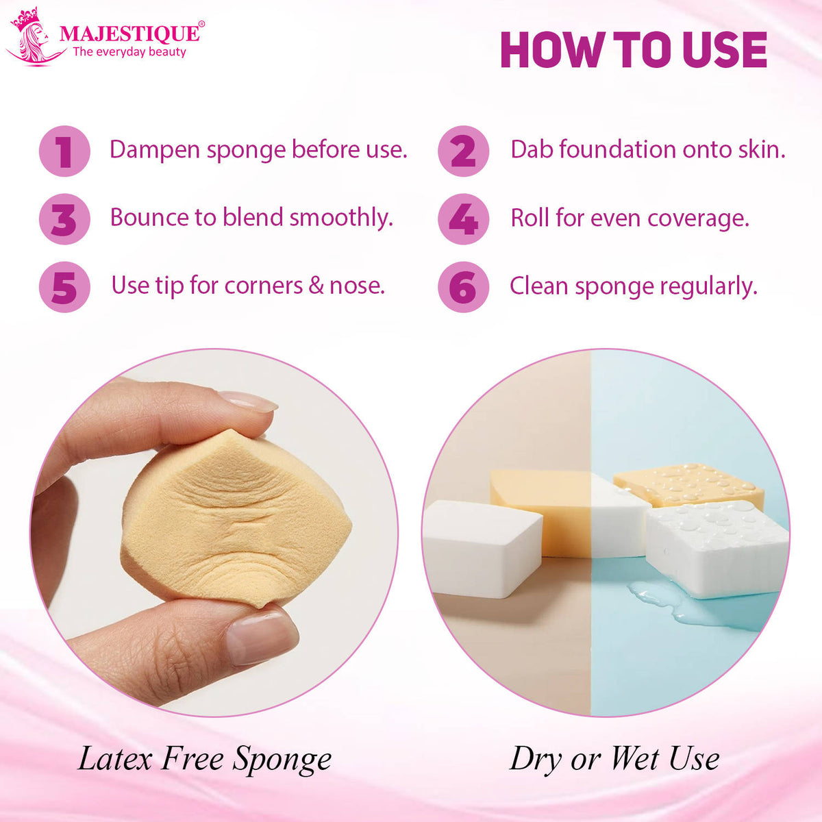 Face Sponge - Multicolor | T32 - view 3