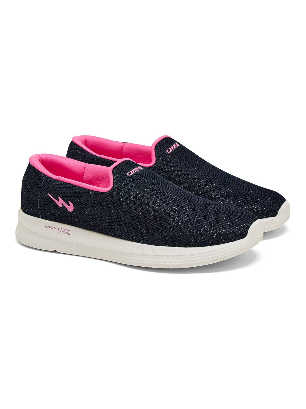 Zoe Plus White Walking Shoes For Women | SH9 - view 25